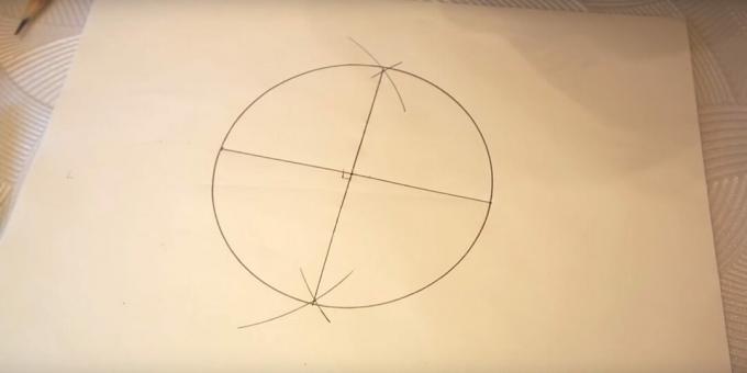 Jak nakreslit pěticípou hvězdu: nakreslete kruh