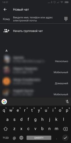 Google Zprávy Night Mode pro Android