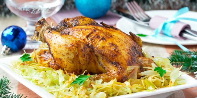 Jak vařit plněné kuře s ananasem