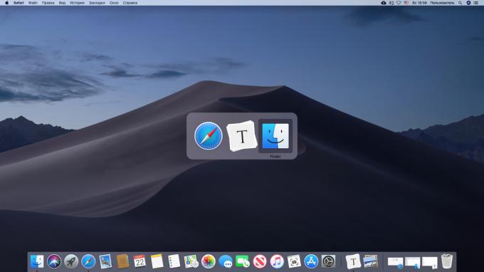 Rychlé přepínání mezi aplikacemi v systému MacOS