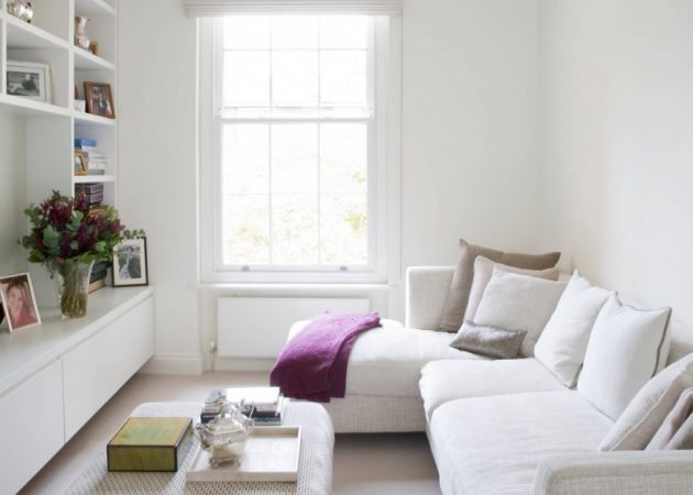Úzká obývací pokoj: Nábytek