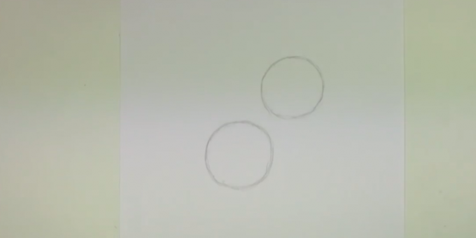 Kreslit dva kruhy 