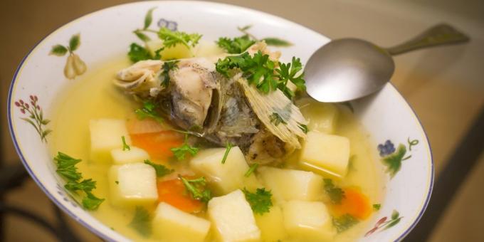 Recept polévka z říčních ryb