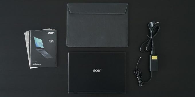 Acer Swift 7: Možnosti