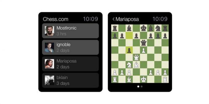 Hry pro Apple Watch: «šachy»