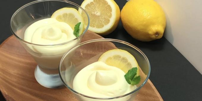Co se bude vařit s citronem: Lemon smetanovou pěnou
