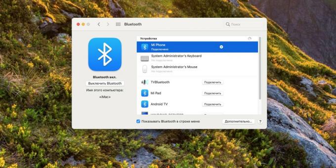 Jak připojit telefon Android k počítači MacOS přes Bluetooth