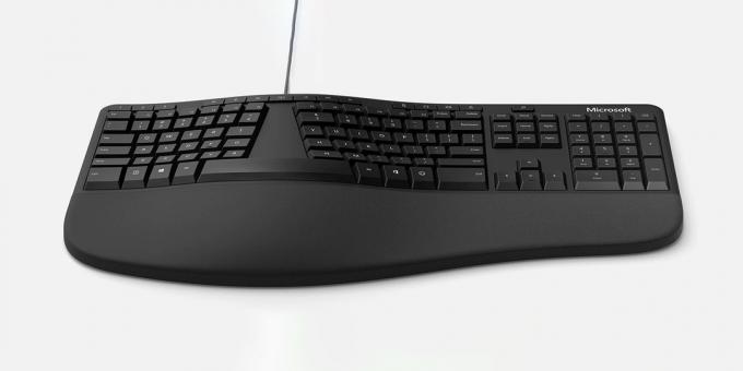 Microsoft ergonomická klávesnice