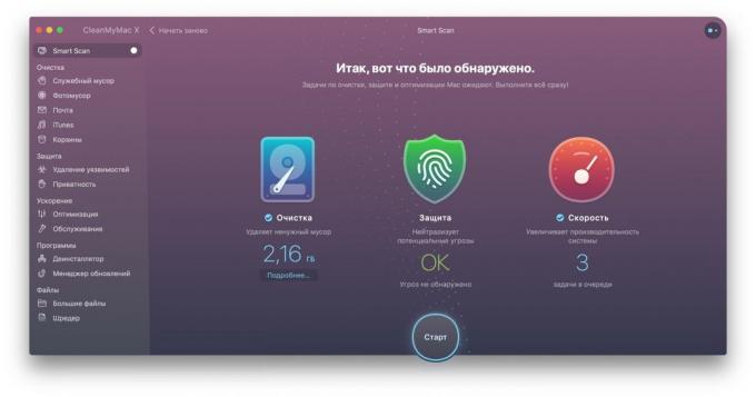 CleanMyMac: Nové rozhraní