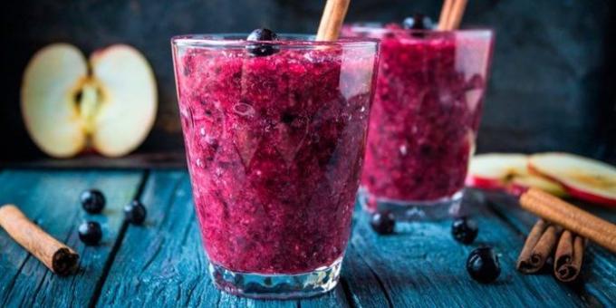 Chokeberry recepty: smoothies s Aronia, banány a jablka