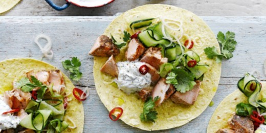 Co vařit k večeři: tacos s lososem a kořením
