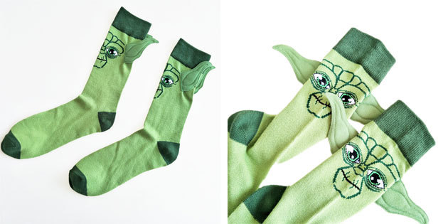 Krásné ponožky s mistr Yoda