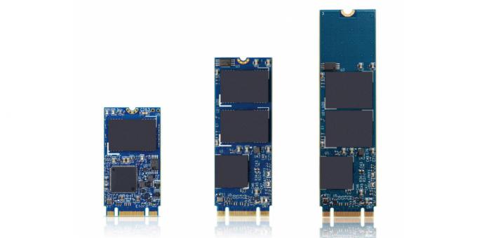 Jaký je nejlepší SSD: Tři jízdy SSD M.2 různé délky 