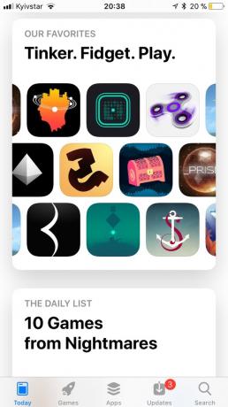 App Store v iOS 11: sbírky