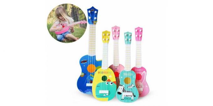 děti ukulele
