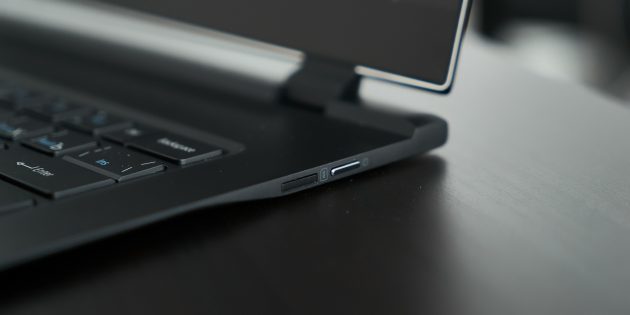 Acer Swift 7: konektory