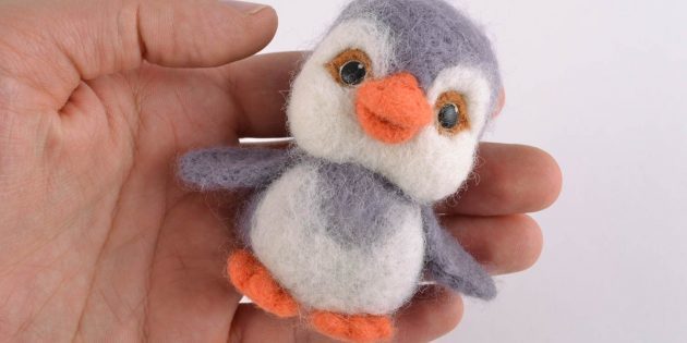 Penguin v plstění techniky