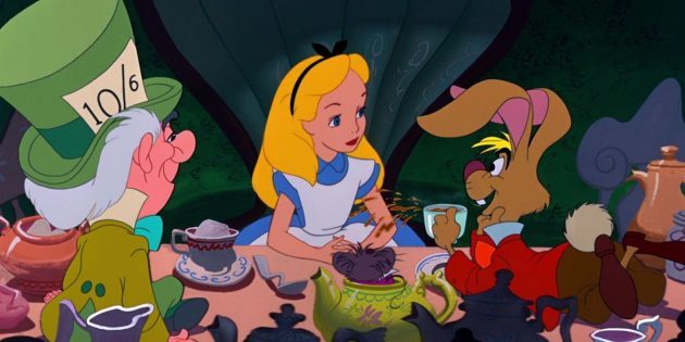 Ještě z animovaného filmu „Alice in Wonderland“ v roce 1951