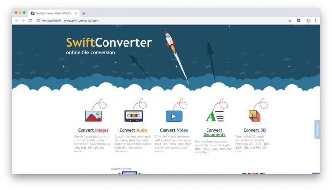 Online převodníky: SwiftConverter
