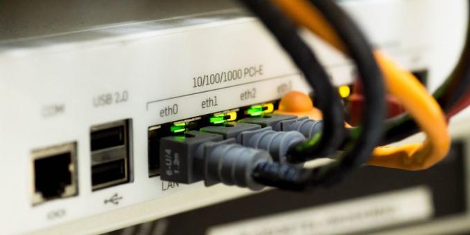 ztracený Internet: Zkontrolujte všechny kabely