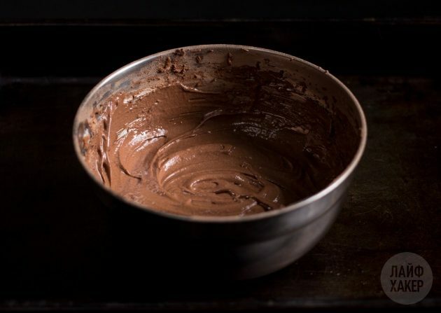 čokoládové sušenky: připravte těsto