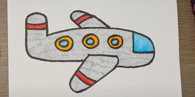 Jak nakreslit letadlo: kreslení letadla pomocí fixek