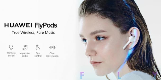 Čest FlyPods Lite: Obě sluchátka dokáže detekovat dotek