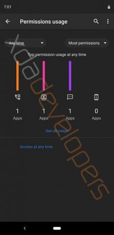 Android Q: přístup ke kameře a mikrofonu