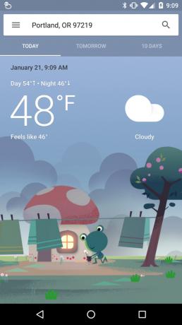 Počasí pro Android
