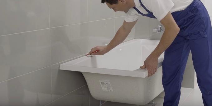 Instalace koupel s rukama: Pokuste se nastavit vanu