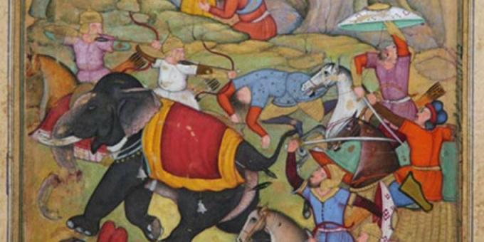 Tamerlane zaútočí na armádu sultána Dillí