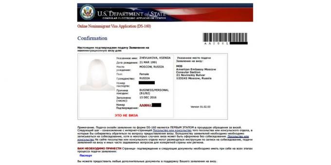 Visa do Spojených států: Jak vyplnit žádost o DS-160 formuláře