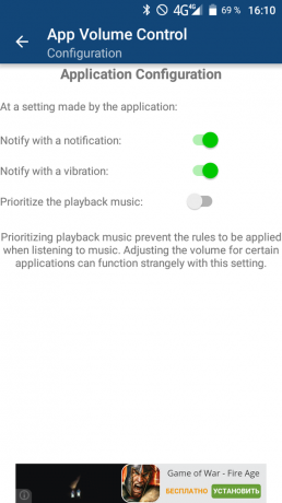 App Volume Control: Vlastní instalace zvukové upozornění na Androidu