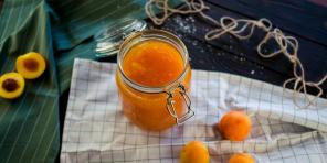 Meruňkový a pomerančový džem s cukrem