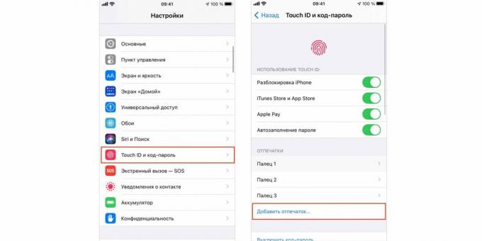 Obrazovka zámku iPhone: Upgradujte dotykové ID