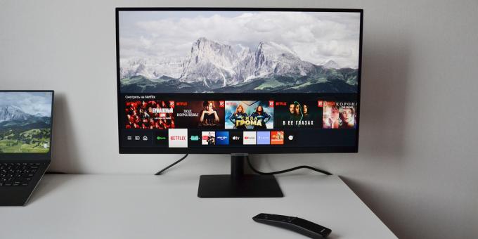 OS Samsung M5 Smart Monitor a ovládací prvky: Domovská obrazovka systému se bude zdát známá všem majitelům Samsung Smart TV