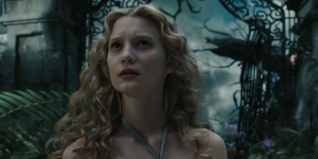 Ještě z filmu "Alice in Wonderland" v roce 2010