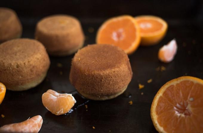 vdolky mandarinka: mandarinka a muffiny