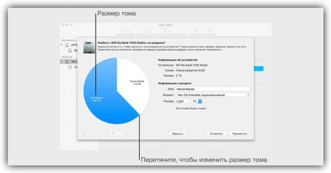 Jak rozdělit disk v systému MacOS: Nastavení