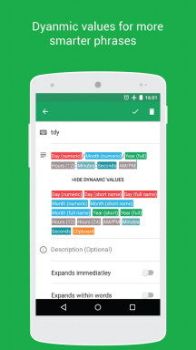 Texpand - praktický nástroj pro rychlé psaní na Android