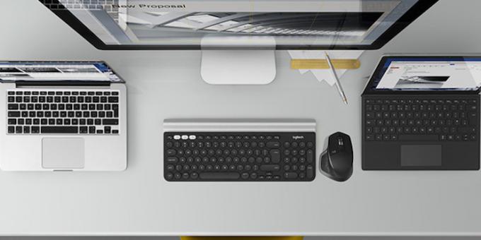 Logitech: bezdrátová myš a klávesnice