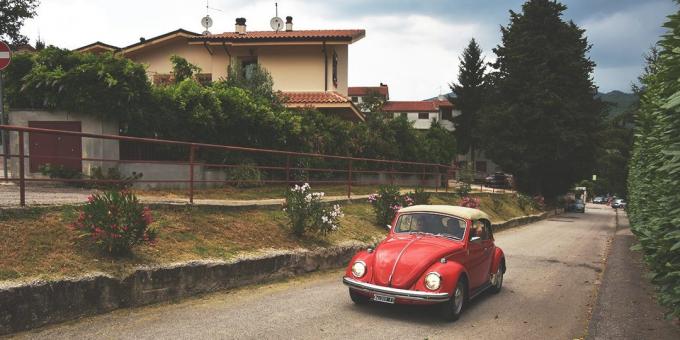 výlet do Itálie: auto