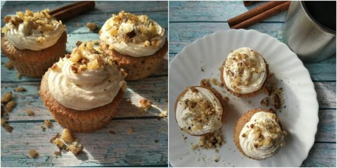 Javorový sirup a košíčky máslového ořechu: jednoduchý recept