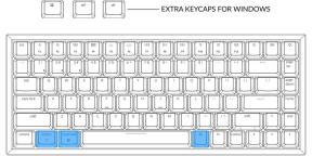 Věc dne: bezdrátový mechanická klávesnice s 18 typy RGB-osvětlení