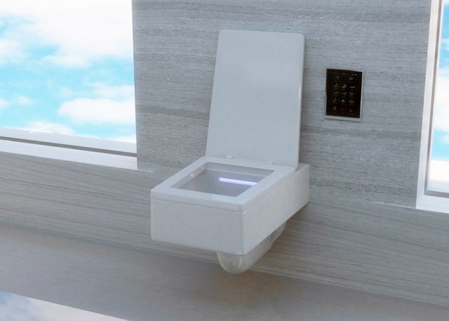 Koupelna budoucí koupelny: inteligentní toalety