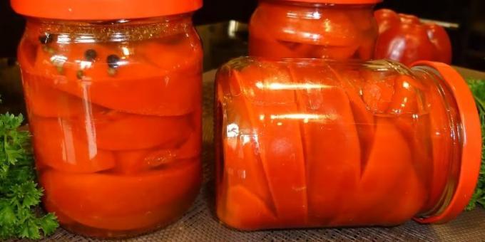 Recepty: Marinované papriky s medem