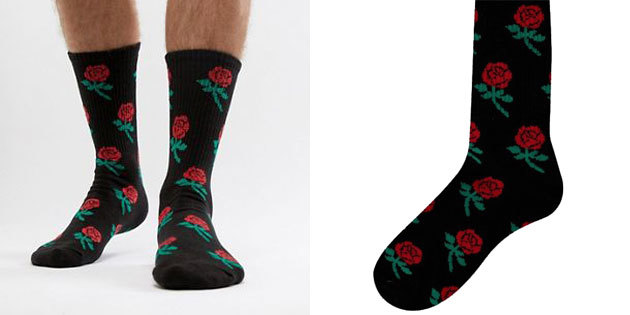 Krásné ponožky s rozety Pull & Bear