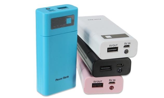 Fashion-Universal-vícebarevná-Portable-5V-1A-USB-DIY-Power-Bank-2X-18650-Baterie-nabíjecí-Case-Kit