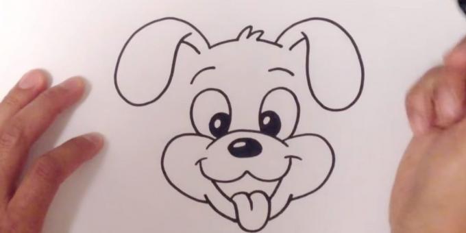 Nakreslit psa uši