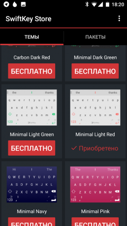 SwiftKey obchod zdarma